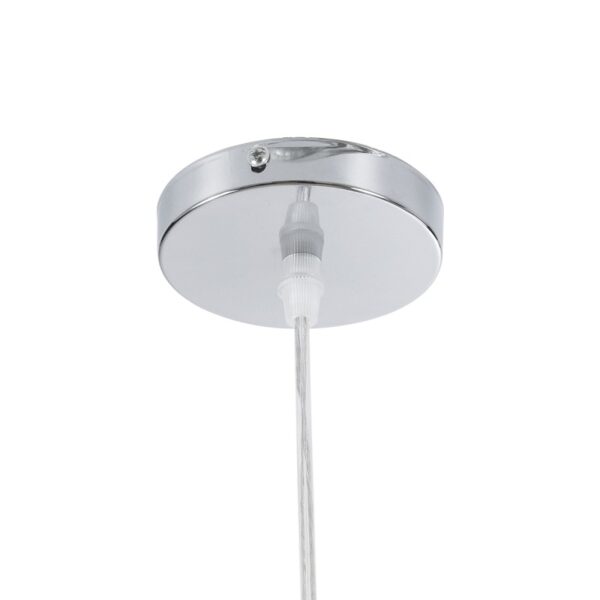 GloboStar® BAHAMAS 01203 Vintage Κρεμαστό Φωτιστικό Οροφής Μονόφωτο 1 x E27 Μπεζ Ξύλινο Ψάθινο Bamboo Φ45 x Υ47cm