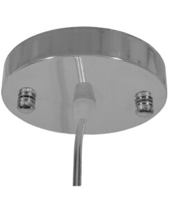 GloboStar® CRESCENT 01222 Vintage Κρεμαστό Φωτιστικό Οροφής Μονόφωτο 1 x E27 Μπεζ Ξύλινο Ψάθινο Rattan Μ20 x Π20 x Υ35cm