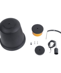 GloboStar® NUNZIATA 01236 Vintage Industrial Κρεμαστό Φωτιστικό Οροφής Μονόφωτο 1 x E27 AC220-240V IP20 – Φ26 x Υ40cm – Μαύρο Μεταλλικό Καμπάνα – 5 Χρόνια Εγγύηση