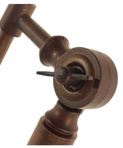 GloboStar® SILENE 01243 Vintage Φωτιστικό Δαπέδου Μονόφωτο 1 x E27 Χάλκινο Μεταλλικό Καμπάνα D30 x H194cm