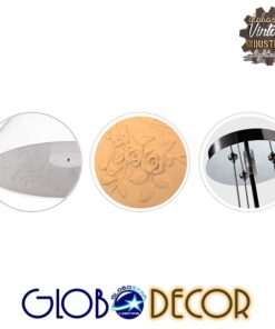 GloboStar® SERENIA WHITE 01271 Μοντέρνο Κρεμαστό Φωτιστικό Οροφής Μονόφωτο Λευκό Γύψινο Καμπάνα Φ60 x Y30cm