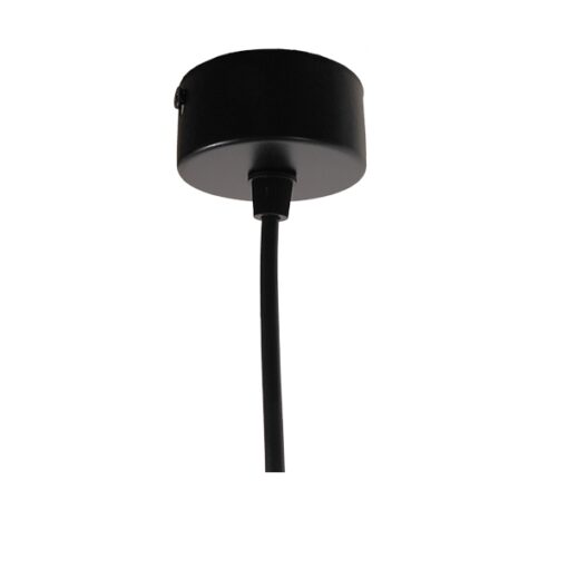 GloboStar® CANNON BLACK 01275 Μοντέρνο Κρεμαστό Φωτιστικό Οροφής Spot Μονόφωτο 1 x GU10 Μαύρο Μεταλλικό Φ6 x 20cm