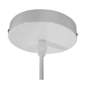 GloboStar® PIROZZI 01277 Μοντέρνο Κρεμαστό Φωτιστικό Οροφής Μονόφωτο Ασημί Μεταλλικό Καμπάνα Φ27 x Y20cm