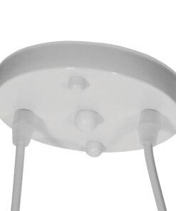 GloboStar® BIKE WHITE 01300 Vintage Κρεμαστό Φωτιστικό Οροφής Δίφωτο 2 x E27 Λευκό Μεταλλικό Μ67 x Π1.5 x Υ41cm