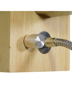 GloboStar® SUTTON 01316 Μοντέρνο Φωτιστικό Τοίχου Απλίκα Δίφωτο Ξύλινο με Λευκό Ματ Γυαλί και Βραχίονα με LED Μ15 x Π20 x Υ22.5cm