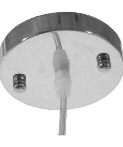 GloboStar® MENISCUS 01330 Vintage Κρεμαστό Φωτιστικό Οροφής Μονόφωτο 1 x E27 Καφέ Σκούρο Ξύλινο Ψάθινο Rattan Μ30 x Π20 x Υ35cm