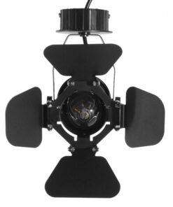 GloboStar® CHICAGO 01371 Vintage Industrial Φωτιστικό Οροφής Μονόφωτο Μαύρο Μεταλλικό Μ20 x Π20 x Υ27.5cm