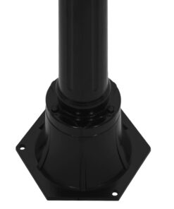 GloboStar® ELLIPSE 01401 Vintage Φωτιστικό Δαπέδου Μονόφωτο 1 x E27 Μαύρο Μεταλλικό Πλέγμα L17 x W16 x H105cm