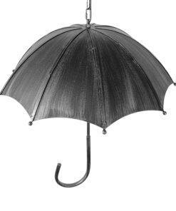 GloboStar® UMBRELLA 01407 Vintage Industrial Κρεμαστό Φωτιστικό Οροφής Πολύφωτο Γκρι Σκουριά Μεταλλικό Φ58 x Υ60cm