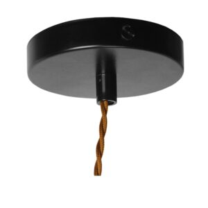 GloboStar® FAUCET 01414 Vintage Industrial Κρεμαστό Φωτιστικό Οροφής Μονόφωτο 1 x E27 Καφέ Σκουριά Μεταλλικό Μ5 x Π7.5 x Y20cm