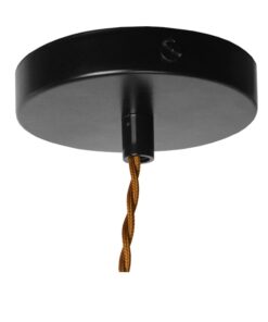 GloboStar® SPIGOT 01413 Vintage Industrial Κρεμαστό Φωτιστικό Οροφής Μονόφωτο 1 x E27 Μπρούτζινο Μεταλλικό Μ5 x Π7.5 x Y20cm