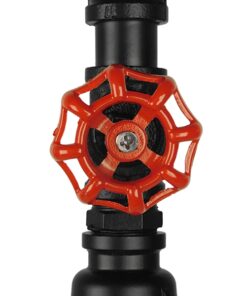 GloboStar® SPOUT 01415 Vintage Industrial Κρεμαστό Φωτιστικό Οροφής Μονόφωτο 1 x E27 Μαύρο Μεταλλικό Μ5 x Π7.5 x Y20cm