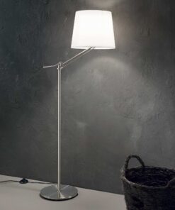 IDEAL LUX Φωτιστικό Δαπέδου REGOL 1xE27 Χρωμίου – 014609