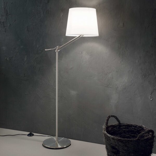 IDEAL LUX Φωτιστικό Δαπέδου REGOL 1xE27 Χρωμίου – 014609