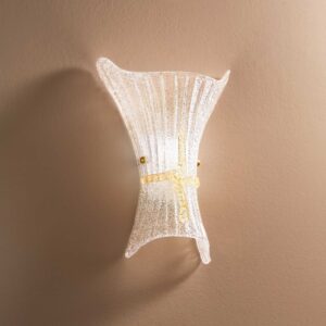 IDEAL LUX Απλίκα Τοίχου FIOCCO 1xE27 Κρύσταλλο – 014630