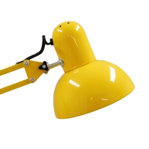 GloboStar® AUDREY 01472 Μοντέρνο Φωτιστικό Δαπέδου Μονόφωτο Μεταλλικό Κίτρινο Φ15 x Υ190cm