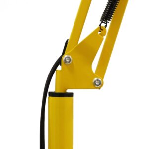 GloboStar® AUDREY 01472 Μοντέρνο Φωτιστικό Δαπέδου Μονόφωτο Μεταλλικό Κίτρινο Φ15 x Υ190cm