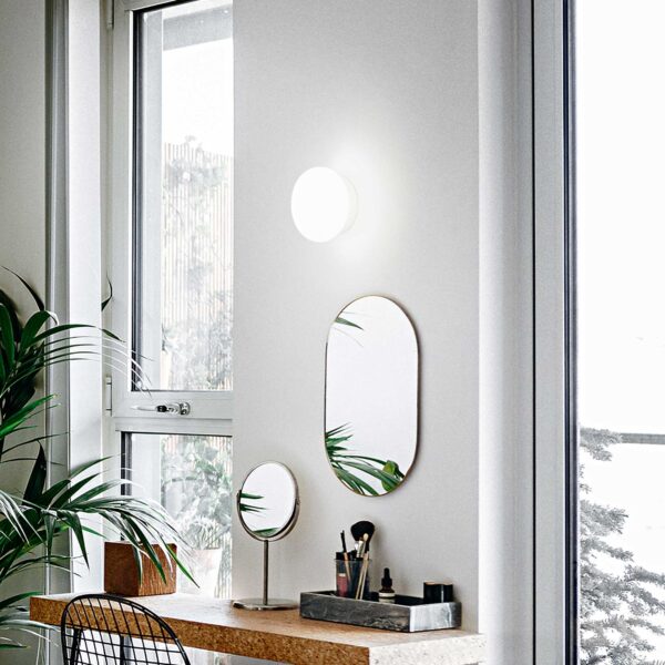 IDEAL LUX Απλίκα Τοίχου SMARTIES 1xG9 Λευκού Χρώματος – 014814