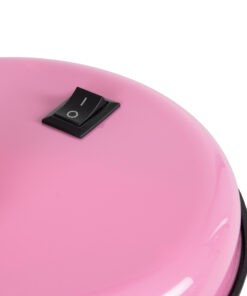 GloboStar® STUDENT PINK 01534 Μοντέρνο Επιτραπέζιο Φωτιστικό Γραφείου Μονόφωτο 1 x E27 Ροζ με Λευκό Μεταλλικό με Διακόπτη ΟN/OFF Καμπάνα Φ12 x Υ32cm