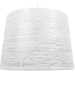 GloboStar® ACCADEMIA 01557 Μοντέρνο Industrial Κρεμαστό Φωτιστικό Οροφής Μονόφωτο 1 x E27 Μεταλλικό Λευκό Καμπάνα Φ35 x Υ25cm