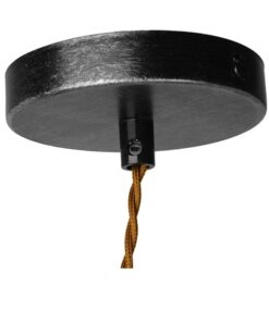 GloboStar® RUBINETTO 01583 Vintage Industrial Κρεμαστό Φωτιστικό Οροφής Μονόφωτο 1 x E27 Ασημί Μεταλλικό Μ5 x Π7.5 x Y20cm