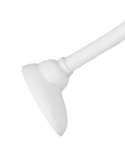 GloboStar® LITTLE MAN 01651 Μοντέρνο Κρεμαστό Φωτιστικό Οροφής Μονόφωτο 1 x E27 Λευκό Μεταλλικό Φ20 x Υ40cm