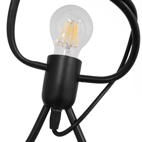 GloboStar® FIGURE 10001653 Μοντέρνο Κρεμαστό Παιδικό Φωτιστικό Οροφής Μονόφωτο 1 x E27 Μπρούτζινο Μεταλλικό Φιγούρα Φ20 x Υ40cm