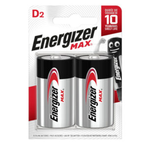 D/E95 ENERGIZER MAX POWER LR20 FSB2 – 2-EGF016725