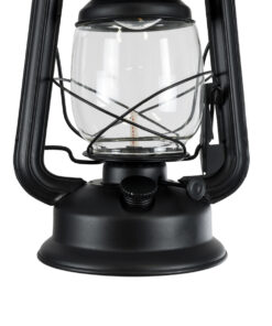 GloboStar® BARBAROSSA 01704 Vintage Κρεμαστό Φωτιστικό Οροφής Μονόφωτο 1 x E27 AC220-240V IP20 – Φ18 x Υ28cm – Μαύρο Μεταλλικό με Διάφανο Γυαλί και Ανάρτηση Σχοινί Τριχιάς – 5 Χρόνια Εγγύηση