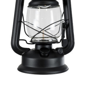 GloboStar® BARBAROSSA 01704 Vintage Κρεμαστό Φωτιστικό Οροφής Μονόφωτο 1 x E27 AC220-240V IP20 – Φ18 x Υ28cm – Μαύρο Μεταλλικό με Διάφανο Γυαλί και Ανάρτηση Σχοινί Τριχιάς – 5 Χρόνια Εγγύηση