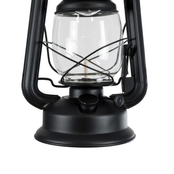 GloboStar® BARBAROSSA 01704 Vintage Κρεμαστό Φωτιστικό Οροφής Μονόφωτο 1 x E27 AC220-240V IP20 – Φ18 x Υ28cm – Μαύρο Μεταλλικό με Διάφανο Γυαλί και Ανάρτηση Σχοινί Τριχιάς – 5 Χρόνια Εγγύηση