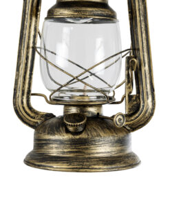 GloboStar® BARBAROSSA 01705 Vintage Κρεμαστό Φωτιστικό Οροφής Μονόφωτο 1 x E27 AC220-240V IP20 – Φ18 x Υ28cm – Χρυσό Αντικέ με Διάφανο Γυαλί και Ανάρτηση Σχοινί Τριχιάς – 5 Χρόνια Εγγύηση