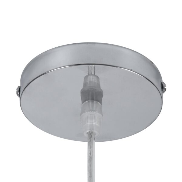 GloboStar® ARCHIPELAGO 01749 Μοντέρνο Κρεμαστό Φωτιστικό Οροφής Μονόφωτο 1 x E27 Μπεζ Μπαμπού Πλέγμα Φ40 x Υ63cm