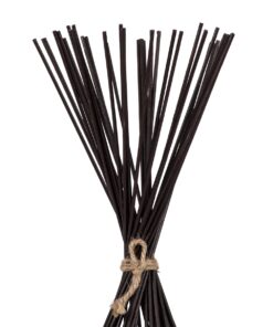 GloboStar® AZORES 01754 Μοντέρνο Φωτιστικό Δαπέδου Μονόφωτο 1 x E27 Καφέ Μπαμπού Πλέγμα D30 x H90cm