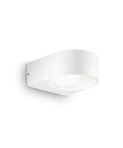IDEAL LUX Επιτοίχιο Φωτιστικό Βεράντας IKO 1xE27 IP54 Λευκού Χρώματος – 018522