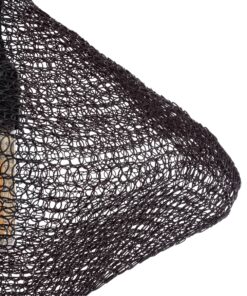 GloboStar® KENTUCKY 01863 Vintage Κρεμαστό Φωτιστικό Οροφής Μονόφωτο 1 x E27 AC220-240V IP20 – Φ40 x Υ30cm – Σκούρο Καφέ Μεταλλικό Πλέγμα – 5 Χρόνια Εγγύηση