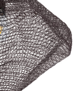 GloboStar® KENTUCKY 01867 Vintage Κρεμαστό Φωτιστικό Οροφής Μονόφωτο 1 x E27 AC220-240V IP20 – Φ60 x Υ50cm – Σκούρο Καφέ Μεταλλικό Πλέγμα