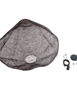 GloboStar® KENTUCKY 01869 Vintage Κρεμαστό Φωτιστικό Οροφής Μονόφωτο 1 x E27 AC220-240V IP20 – Φ90 x Υ70cm – Σκούρο Καφέ Μεταλλικό Πλέγμα