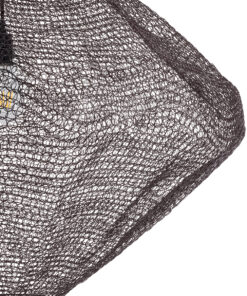 GloboStar® KENTUCKY 01869 Vintage Κρεμαστό Φωτιστικό Οροφής Μονόφωτο 1 x E27 AC220-240V IP20 – Φ90 x Υ70cm – Σκούρο Καφέ Μεταλλικό Πλέγμα