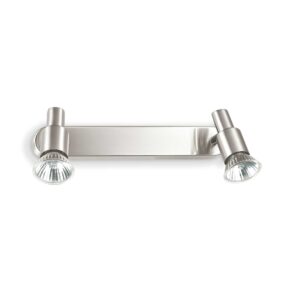 IDEAL LUX Επιτοίχιο Φωτιστικό SLEM 2xGU10 Νίκελ – 018836