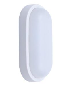 ΦΩΤΙΣΤΙΚΟ ΤΟΙΧΟΥ ΟΒΑΛ LED 12W 160x90x51 12/24V AC/DC 6500K IP54 ΛΕΥΚΟ PLUSUS EUROLAMP – 145-20040