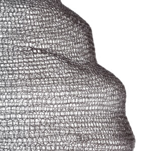 GloboStar® KENTUCKY 01902 Vintage Κρεμαστό Φωτιστικό Οροφής Μονόφωτο 1 x E27 AC220-240V IP20 – Φ80 x Υ110cm – Σκούρο Καφέ Μεταλλικό Πλέγμα