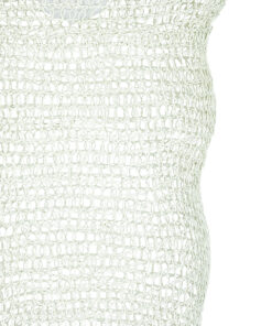 GloboStar® KENTUCKY 01904 Vintage Κρεμαστό Φωτιστικό Οροφής Μονόφωτο 1 x E27 AC220-240V IP20 – Φ30 x Υ80cm – Μπεζ Εκρού Μεταλλικό Πλέγμα