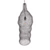 GloboStar® KENTUCKY 01905 Vintage Κρεμαστό Φωτιστικό Οροφής Μονόφωτο 1 x E27 AC220-240V IP20 – Φ30 x Υ80cm – Σκούρο Καφέ Μεταλλικό Πλέγμα