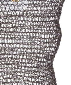 GloboStar® KENTUCKY 01905 Vintage Κρεμαστό Φωτιστικό Οροφής Μονόφωτο 1 x E27 AC220-240V IP20 – Φ30 x Υ80cm – Σκούρο Καφέ Μεταλλικό Πλέγμα