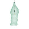 GloboStar® KENTUCKY 01906 Vintage Κρεμαστό Φωτιστικό Οροφής Μονόφωτο 1 x E27 AC220-240V IP20 – Φ30 x Υ80cm – Τιρκουάζ Μεταλλικό Πλέγμα