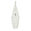 GloboStar® KENTUCKY 01907 Vintage Κρεμαστό Φωτιστικό Οροφής Μονόφωτο 1 x E27 AC220-240V IP20 – Φ30 x Υ105cm – Μπεζ Εκρού Μεταλλικό Πλέγμα
