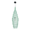 GloboStar® KENTUCKY 01909 Vintage Κρεμαστό Φωτιστικό Οροφής Μονόφωτο 1 x E27 AC220-240V IP20 – Φ30 x Υ105cm – Τιρκουάζ Μεταλλικό Πλέγμα