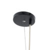 GloboStar® KENTUCKY 01910 Vintage Κρεμαστό Φωτιστικό Οροφής Μονόφωτο 1 x E27 AC220-240V IP20 – Φ40 x Υ80cm – Μπεζ Μεταλλικό με Μπαμπού Πλέγμα
