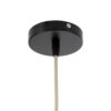 GloboStar® PANAMA 01953 Boho Κρεμαστό Φωτιστικό Οροφής Μονόφωτο 1 x E27 AC220-240V IP20 – Φ60 x Υ60cm – Μπεζ – Καφέ Ξύλινο Πλέγμα Καμπάνα – 5 Χρόνια Εγγύηση